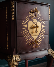Load image into Gallery viewer, Sacred Heart Burgundy Bedside Cabinets